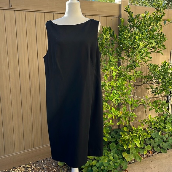 MM Lafleur Lydia Twist Strap Heather Gray Ponte Knit Sleeveless Sheath Dress +2 - Picture 2 of 10